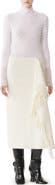 Lanvin High-Neck Top In Wool And Mohair