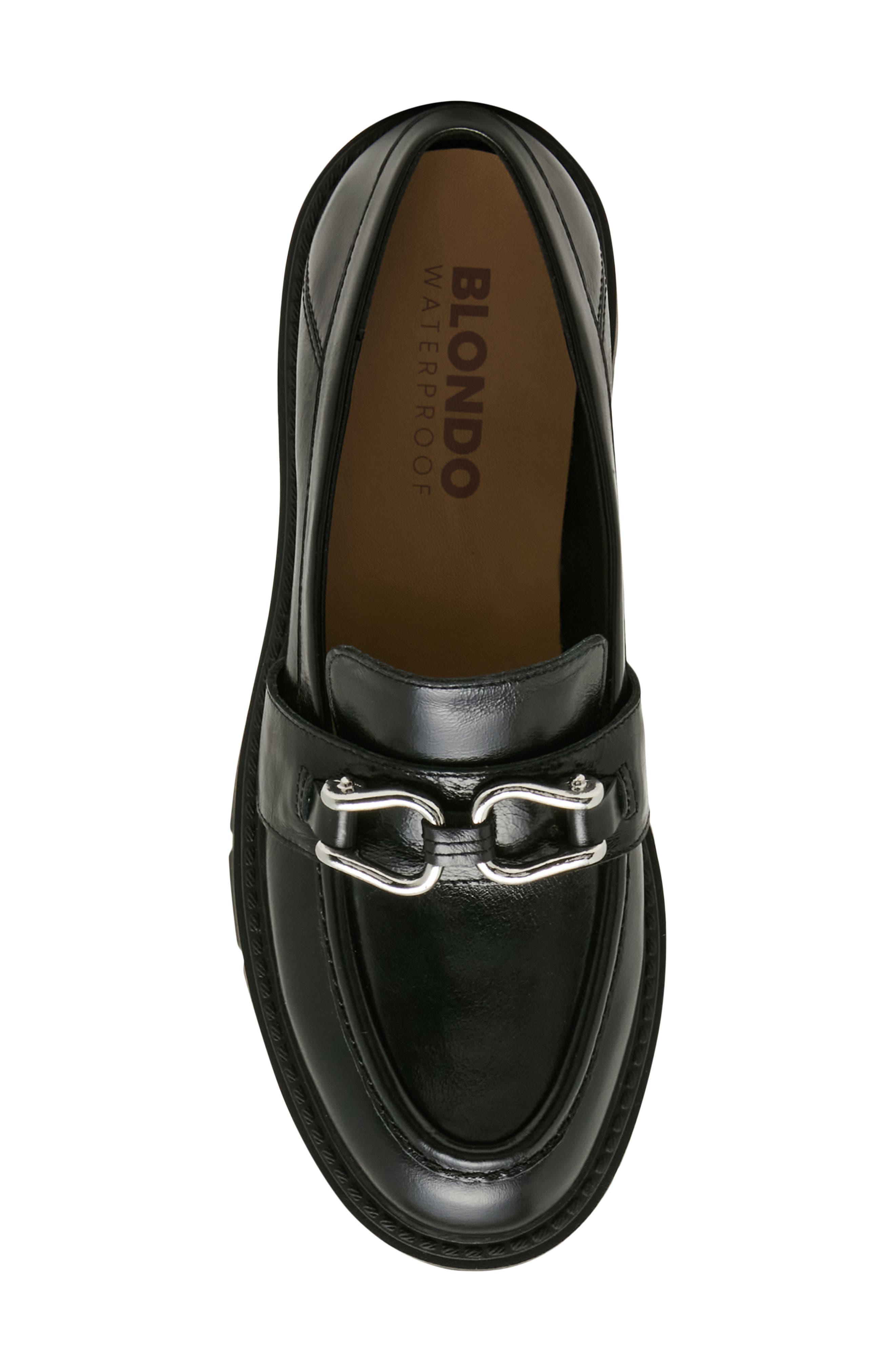 Kapri Leather Loafer, Alternate, color, BLACK LEATHER