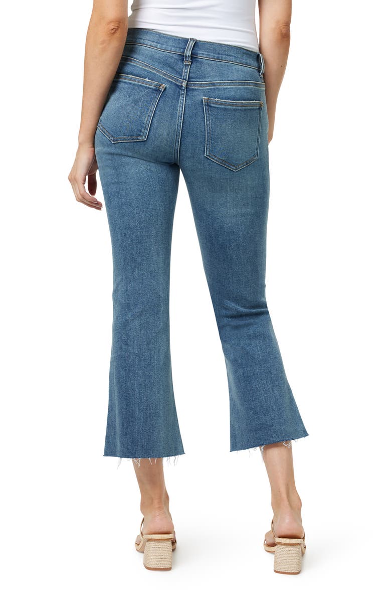 Habitual Raw Hem Crop Flare Leg Jeans, Alternate, color, 
