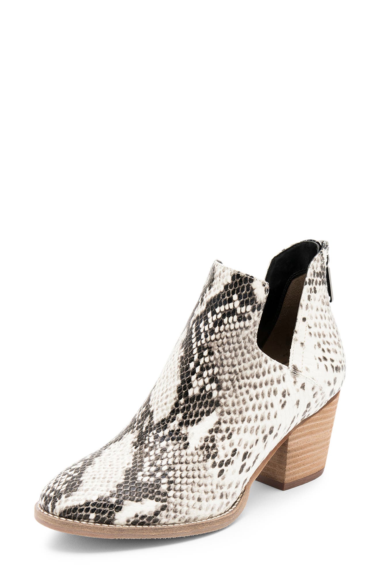 Neda Waterproof Bootie, Alternate, color, NATURAL SNAKE PRINT LEATHER