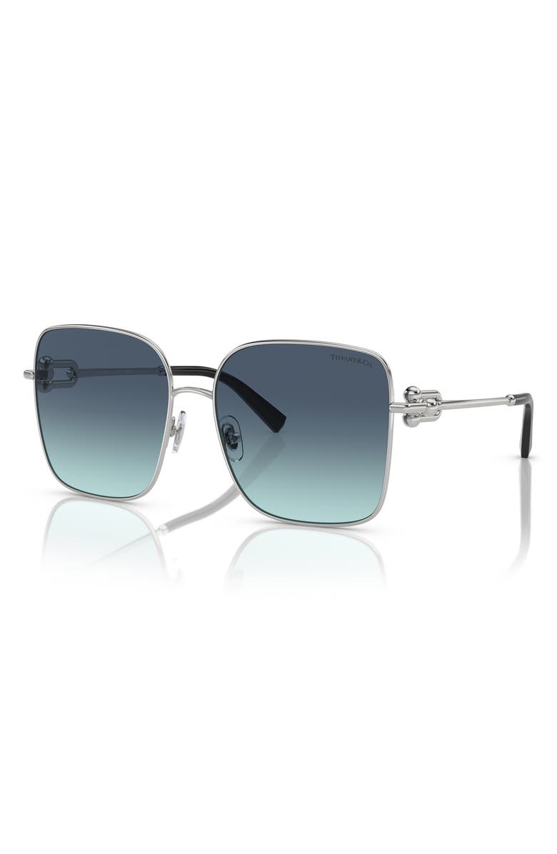 Tiffany & Co. 58mm Gradient Square Sunglasses, Alternate, color,