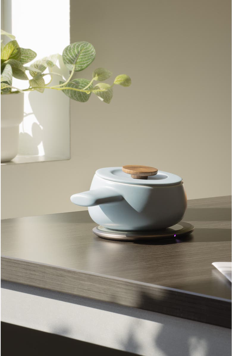 OHOM INC Fondi Self-heating Fondue Set, Alternate, color, Moonmist Blue