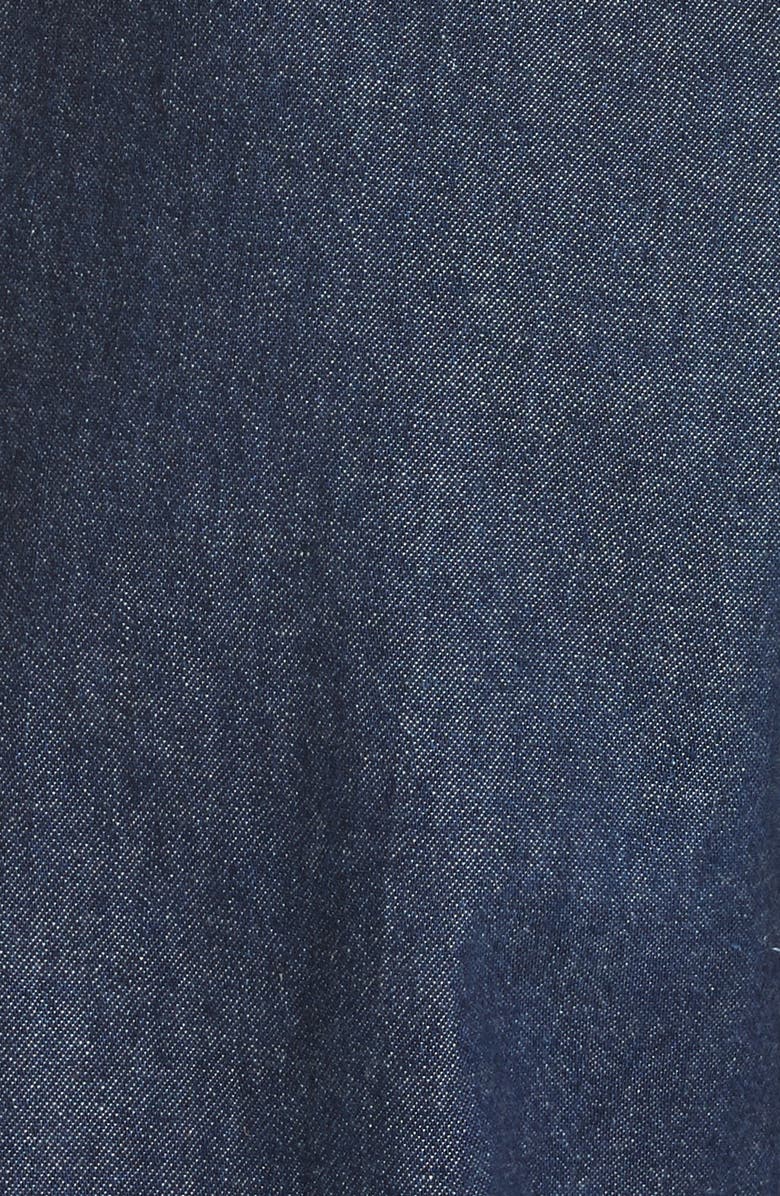 La Vie Rebecca Taylor Puff Sleeve Denim Jumpsuit, Alternate, color, 