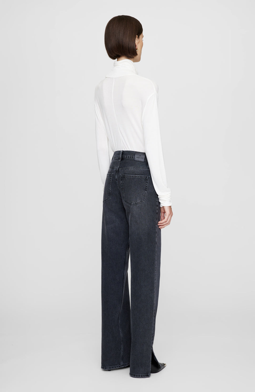 Anine Bing Roy Jean In Shadow Grey In Gray