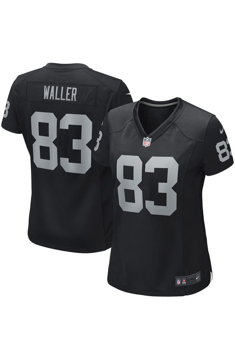 Nike Women's Nike Darren Waller Black Las Vegas Raiders Player Jersey, Main, color, 