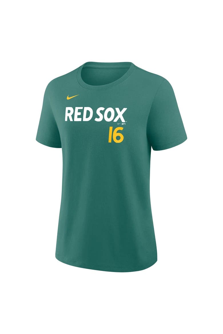 Women's Nike Jarren Duran Green Boston Red Sox City Connect Name & Number T-Shirt, Alternate, color, Green