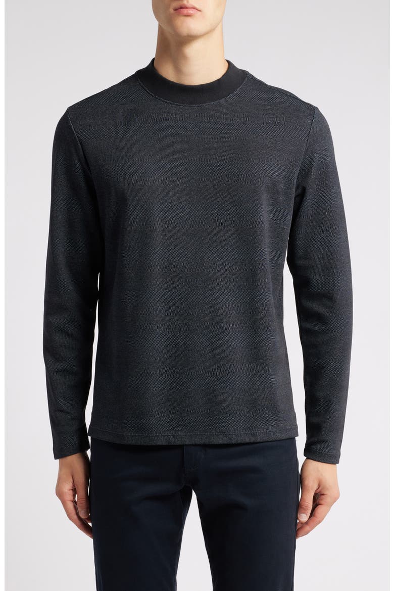 Walcove Stripe Crewneck Sweatshirt, Main, color, NAVY