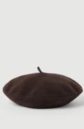 Brunello Cucinelli Wool beret with precious detail