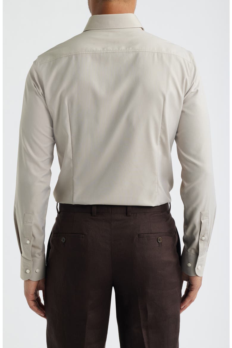 P Hank Slim Fit Dress Shirt, Alternate, color, OPEN BEIGE