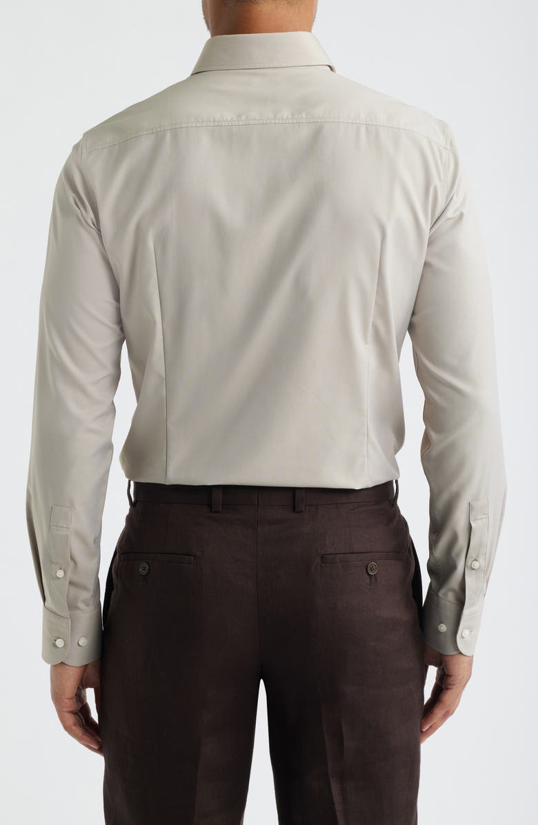 BOSS P Hank Slim Fit Dress Shirt, Alternate, color, Open Beige