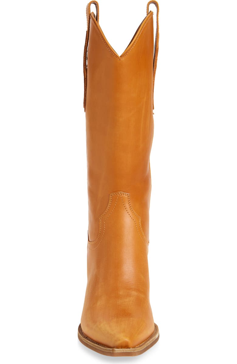 Jeffrey Campbell Dagget Western Boot, Alternate, color, Dark Beige Sanded