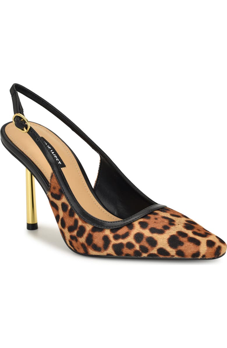 Nine West Orlanda Genuine Calf Hair Slingback Pump, Main, color,