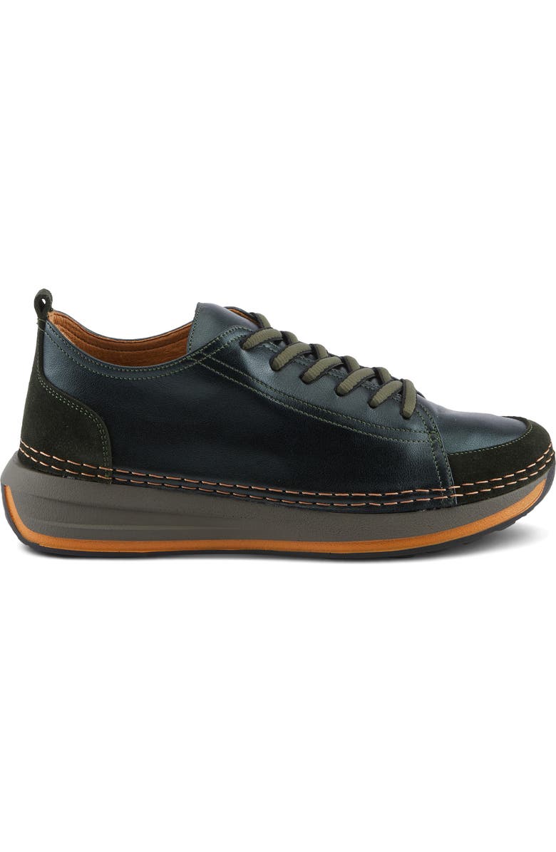 Spring Step Angolan Sneaker, Alternate, color, Dark Green Metallic