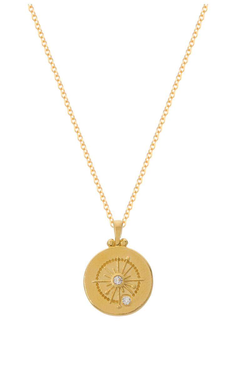 Murkani Cosmic Love Necklace, Main, color, Yellow Gold