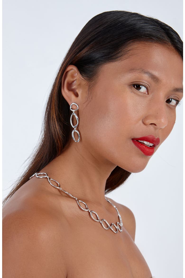 Eternal Volcan Necklace, Alternate, color, Sterling Silver