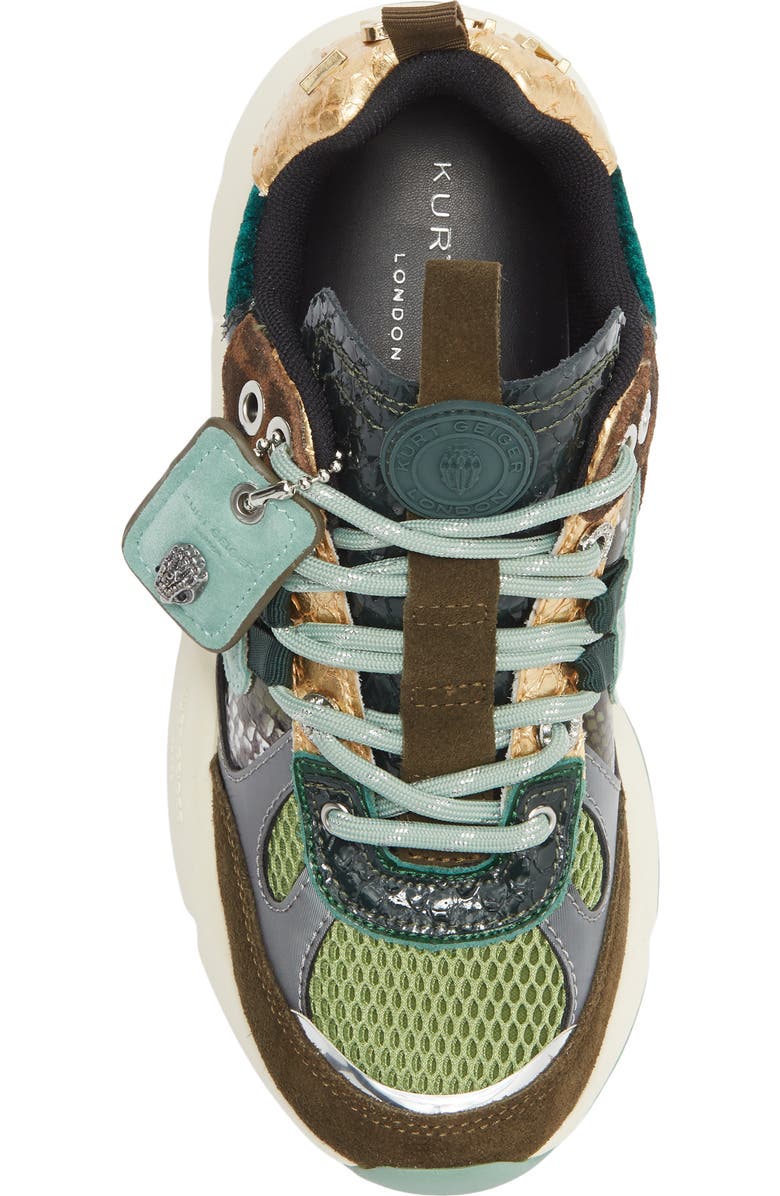 KG Kurt Geiger Kurt Runner Sneaker, Alternate, color, Green Oth