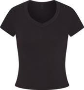 SKIMS V-Neck Baby Tee