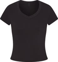 SKIMS V-Neck Baby Tee