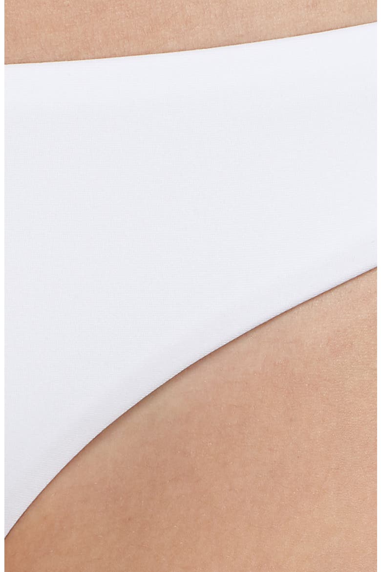PilyQ Ruched Bikini Bottoms, Alternate, color, WATER LILY