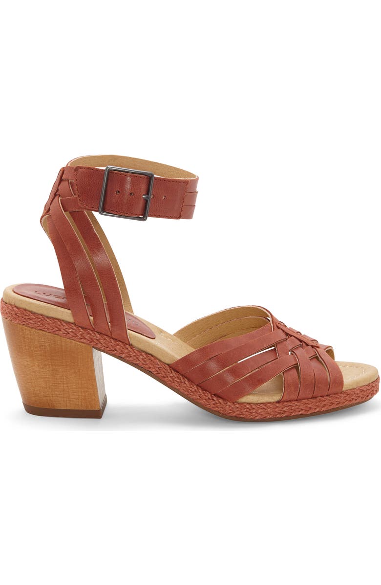 Lucky Brand Noxa Ankle Strap Sandal, Alternate, color,