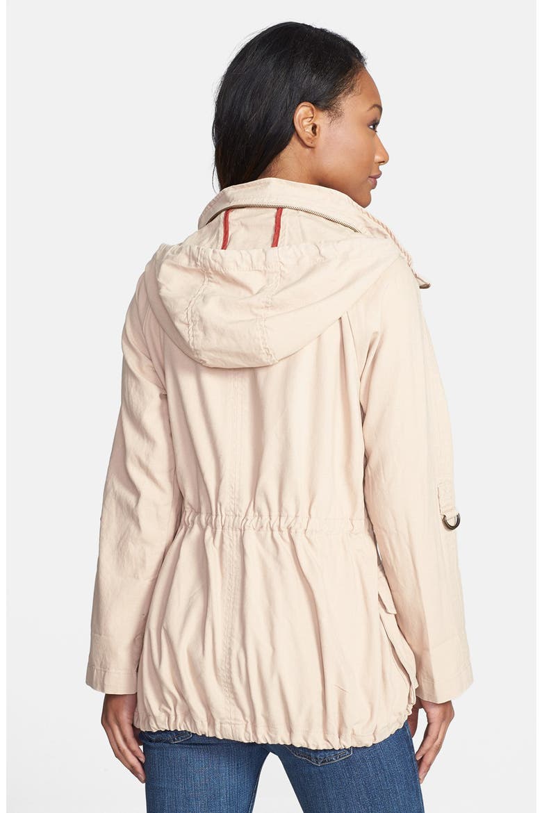 Max & Mia Cotton Anorak, Alternate, color, KHAKI