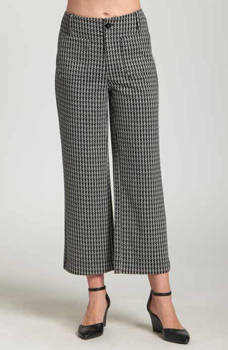 Ponte Wide Leg Crop Pants