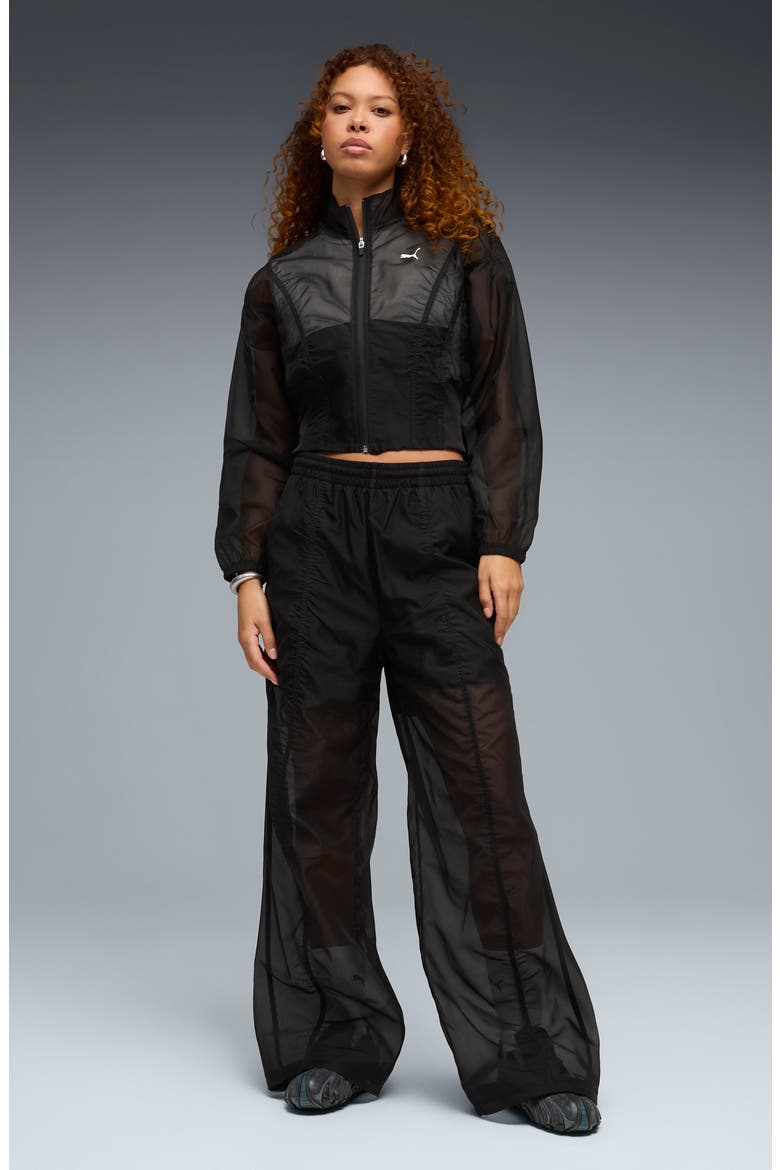Dare To Woven Track Pants, Alternate, color, PUMA BLACK