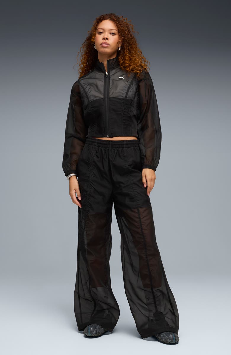 PUMA Dare To Woven Track Pants, Alternate, color, Puma Black