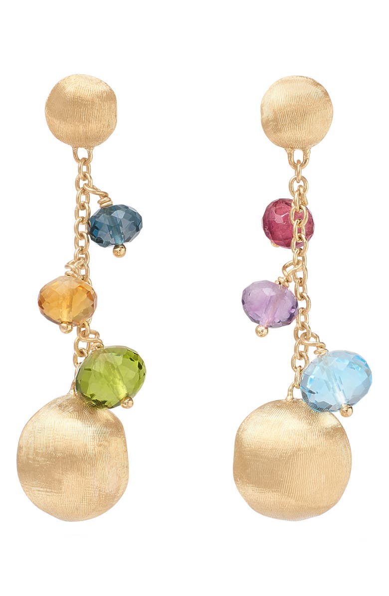 Marco Bicego Africa Drop Earrings, Main, color, 18K Yellow Gold