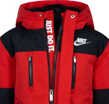 Kids' Swoosh Long Sleeve Tee & Joggers Set