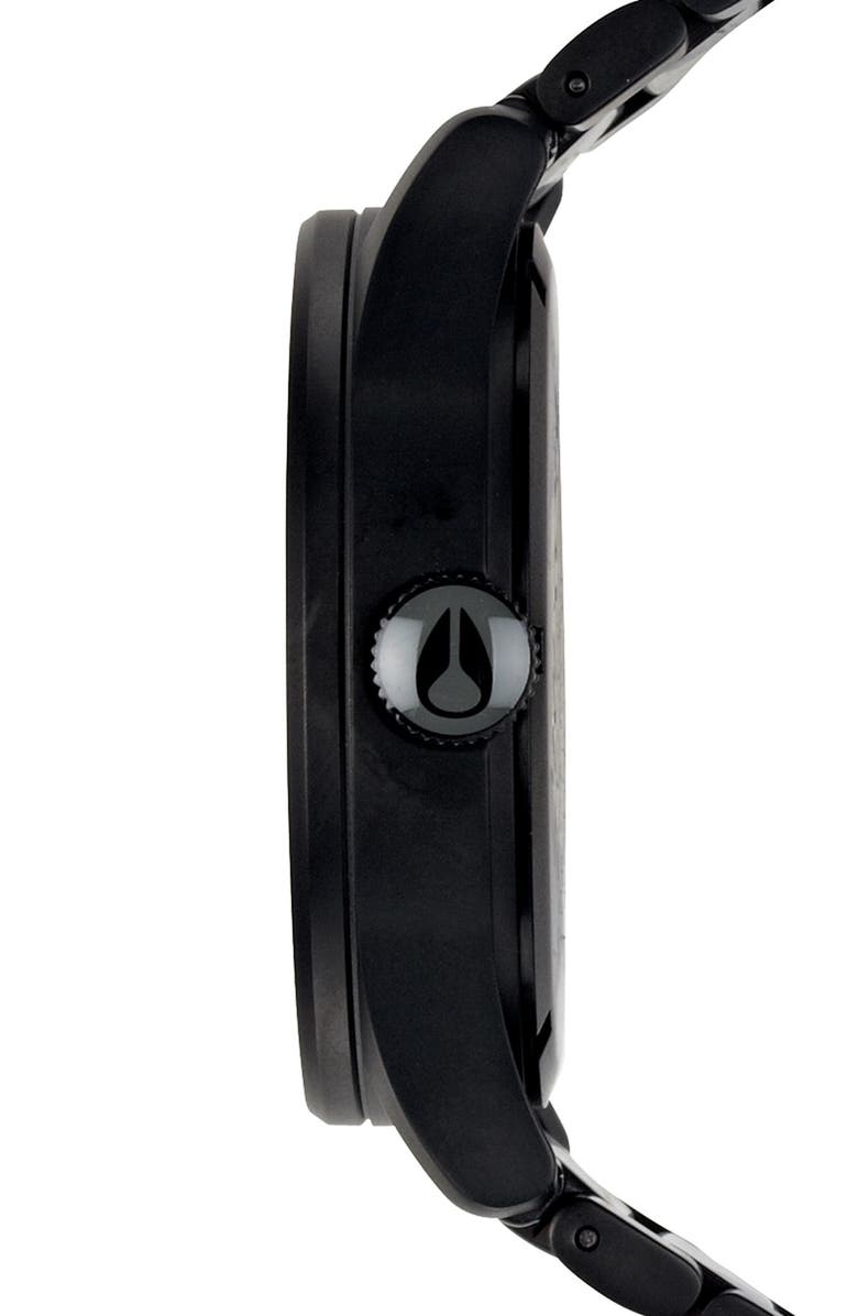 Nixon Sentry Bracelet Watch, 42mm, Alternate, color, Black