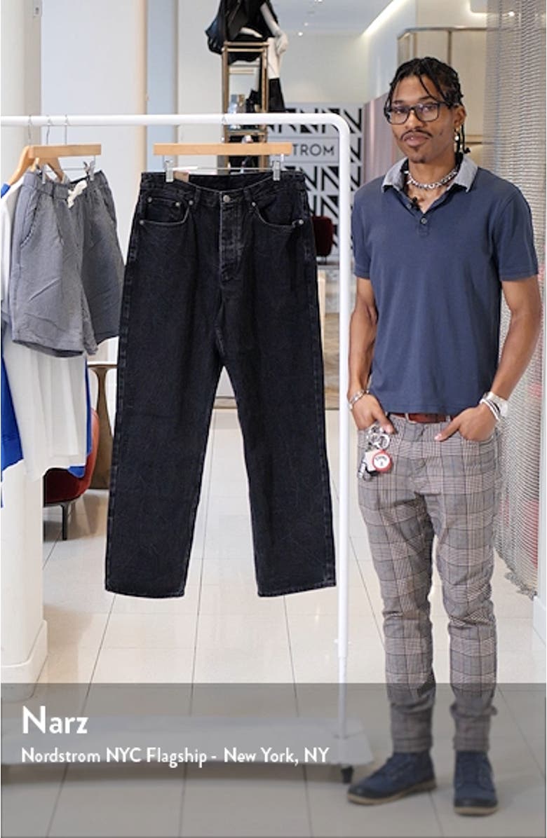 Anti K Granite Relaxed Straight Leg Jeans, sales video thumbnail