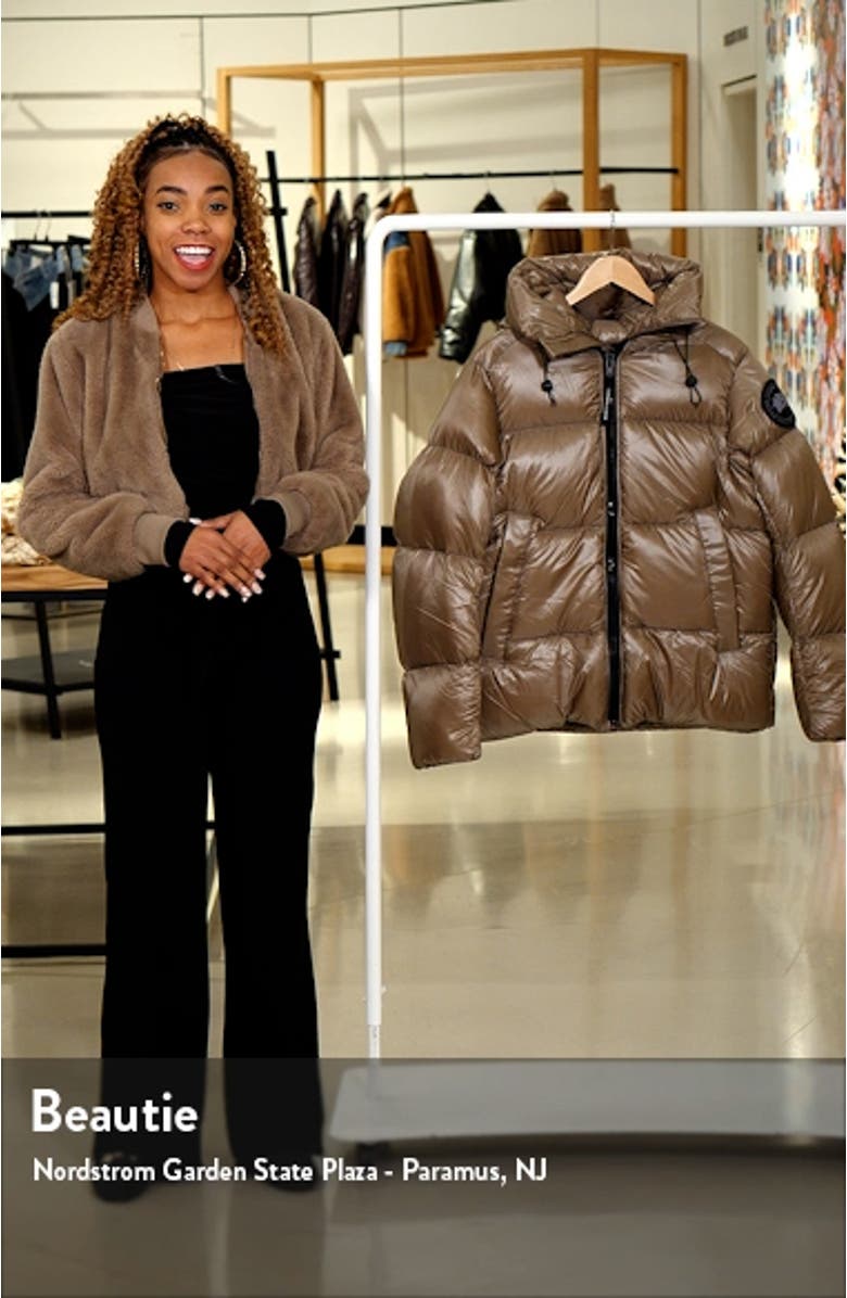 Crofton Water Resistant Packable 750 Fill Power Down Hooded Jacket, sales video thumbnail