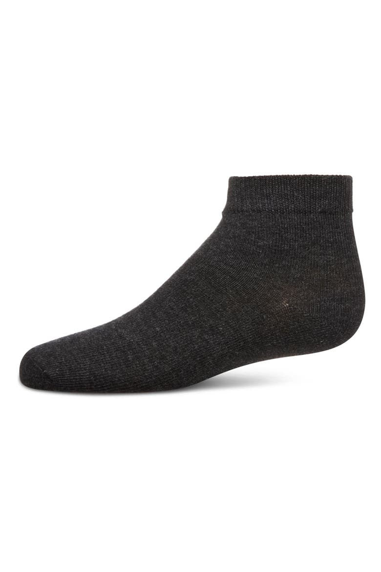 Unisex Cotton Blend Mid-Cut Socks 3-Pack, Alternate, color, Charcoal