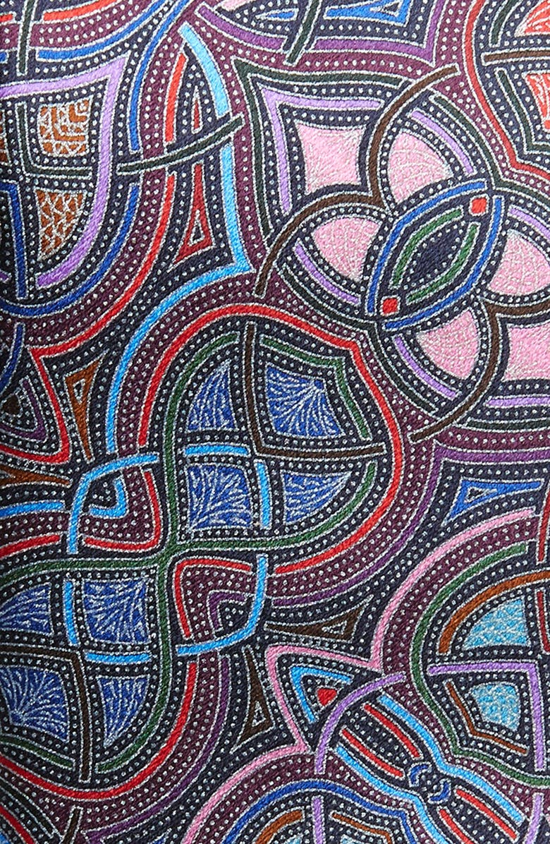 ZEGNA TIES Quindici Geometric Silk Tie, Alternate, color, 