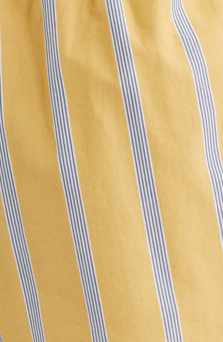 Madewell Pull-On Shorts in Washed Cotton Poplin, Alternate, color, Chantrelle