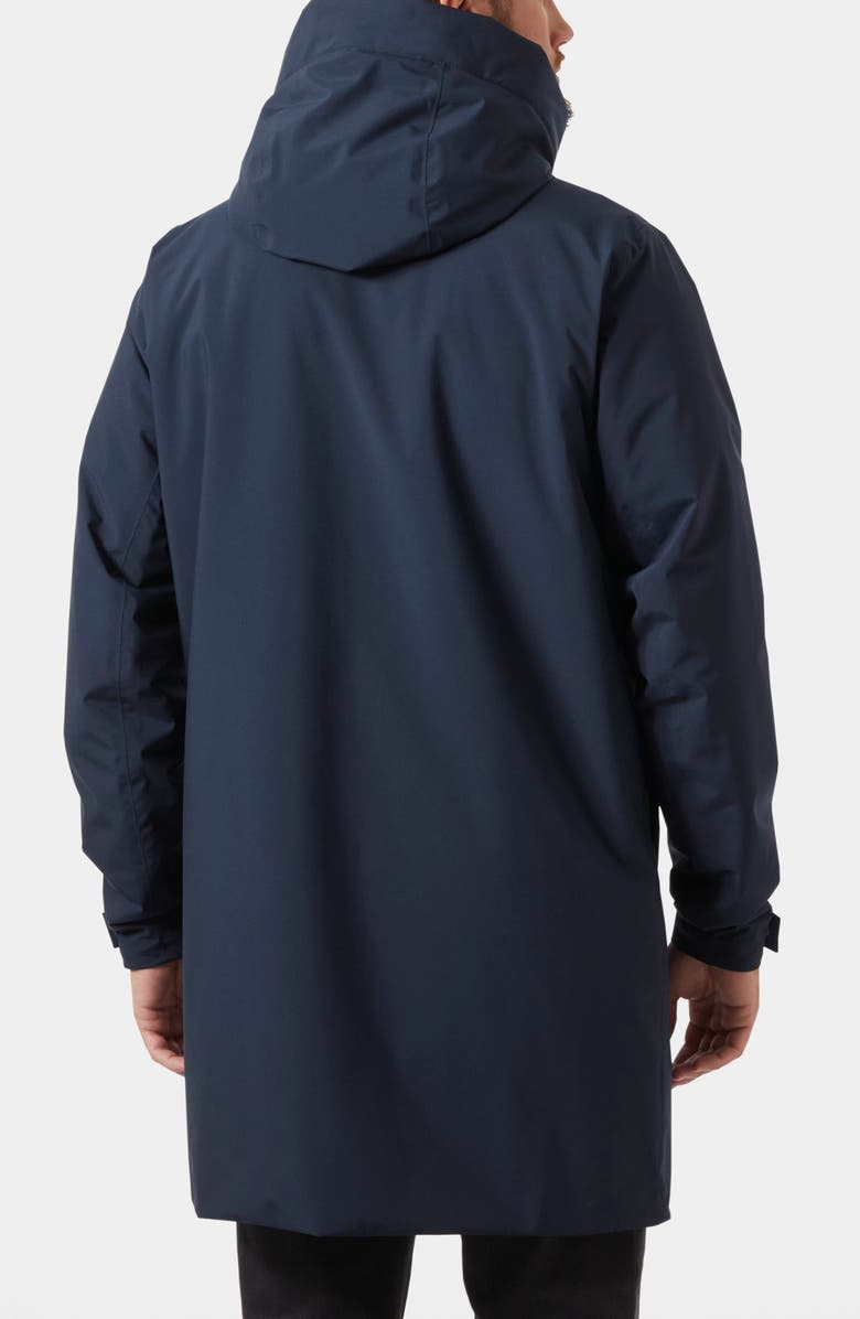 Helly Hansen Munich Waterproof Insulated Raincoat, Alternate, color, Navy