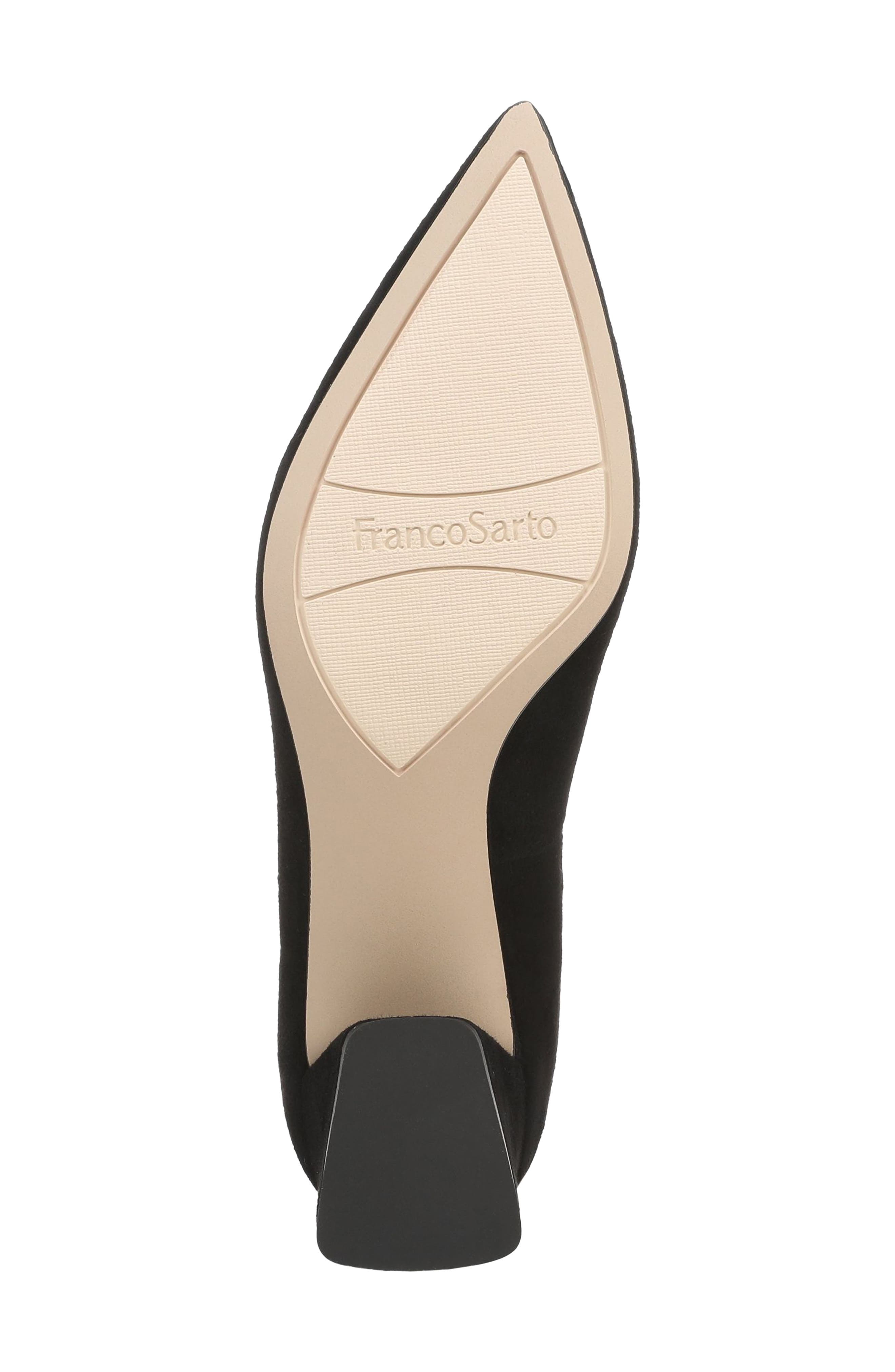 Racer Faux Leather Pump, Alternate, color, BLACK SUEDE