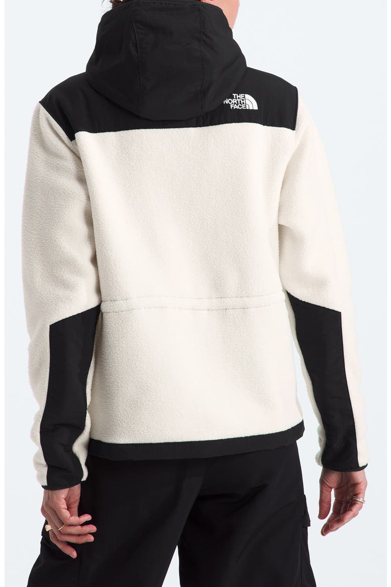 Denali Hooded Jacket, Alternate, color, WHITE DUNE/ TNF BLACK
