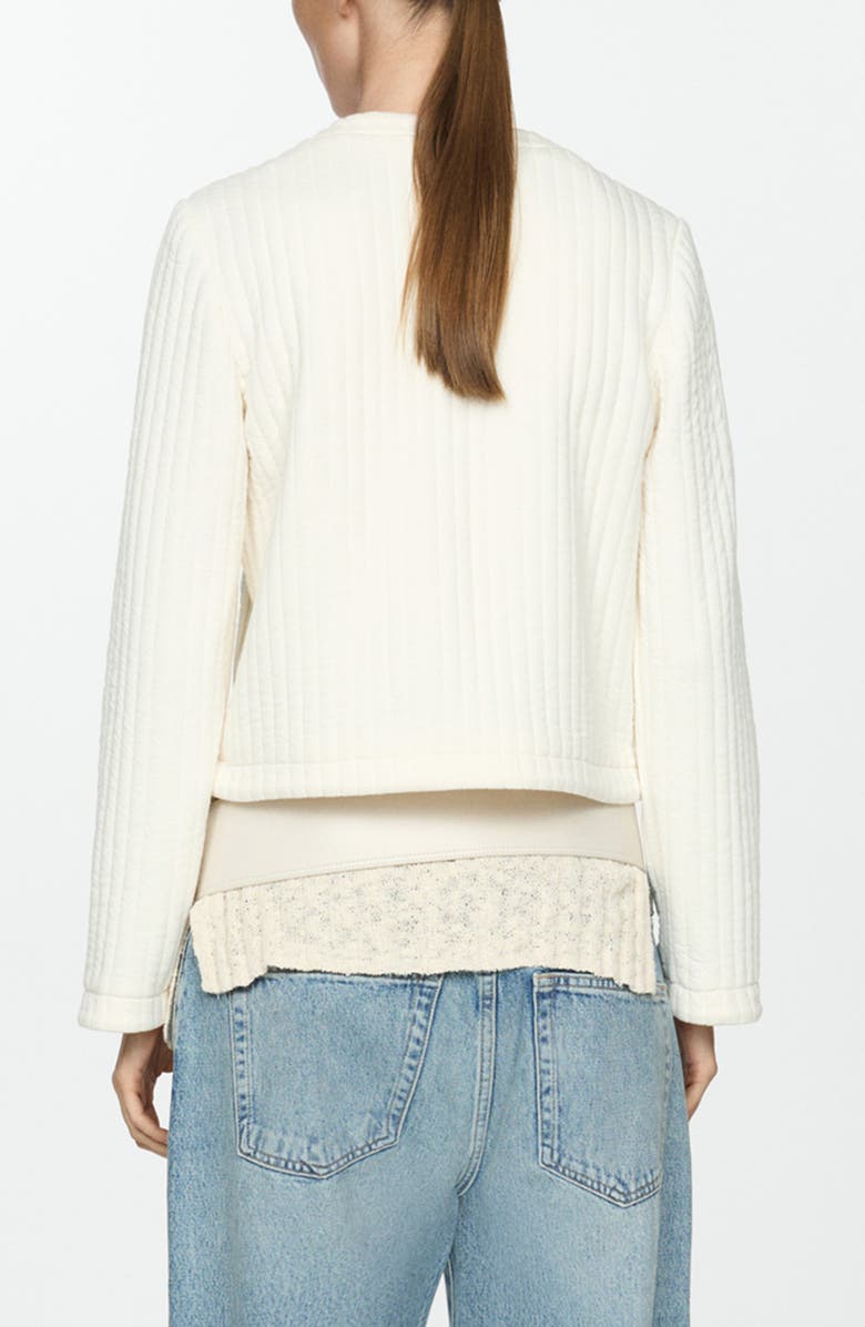 MANGO Patch Pocket Textured Jacket, Alternate, color, 