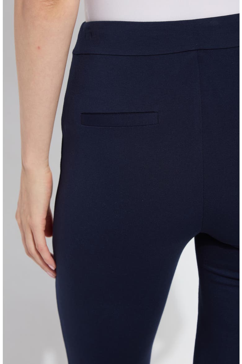 Chantae Split Ankle Kick Flare Pants, Alternate, color, TRUE NAVY