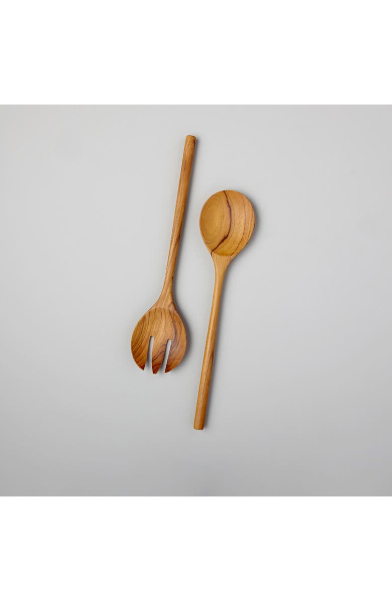 Be Home Teak Serving Set, Alternate, color, Teak