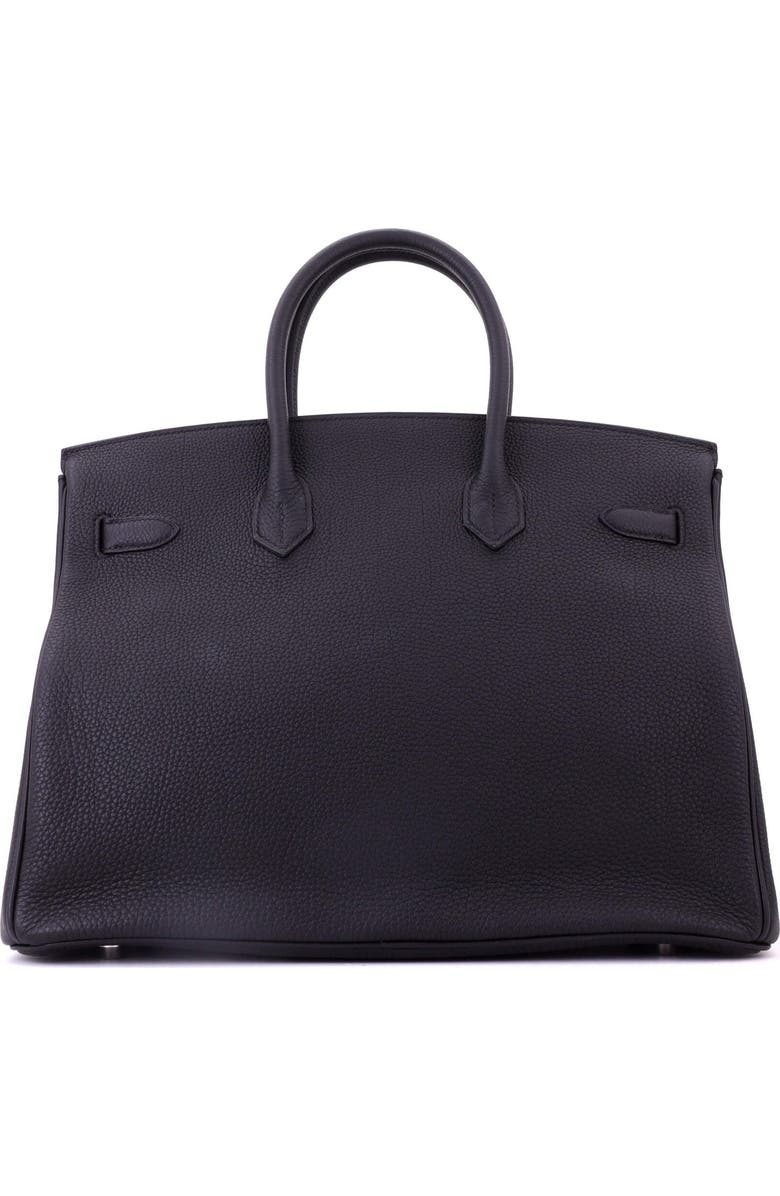 Pre-Owned Hermes Birkin Handbag Black Togo with Palladium Hardware 35, Alternate, color, Noir