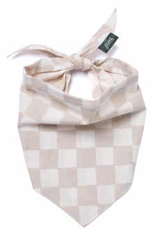 The Paws Checkers Dog Bandana