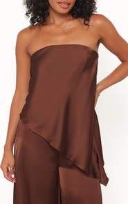 Petal & Pup Charmer Asymmetric Strapless Top