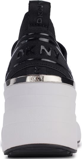 Dkny knitted platform sneaker fashion