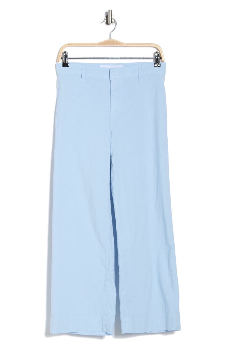 Frank & Eileen Wide Leg Cotton Pants, Main, color, Soft Blue