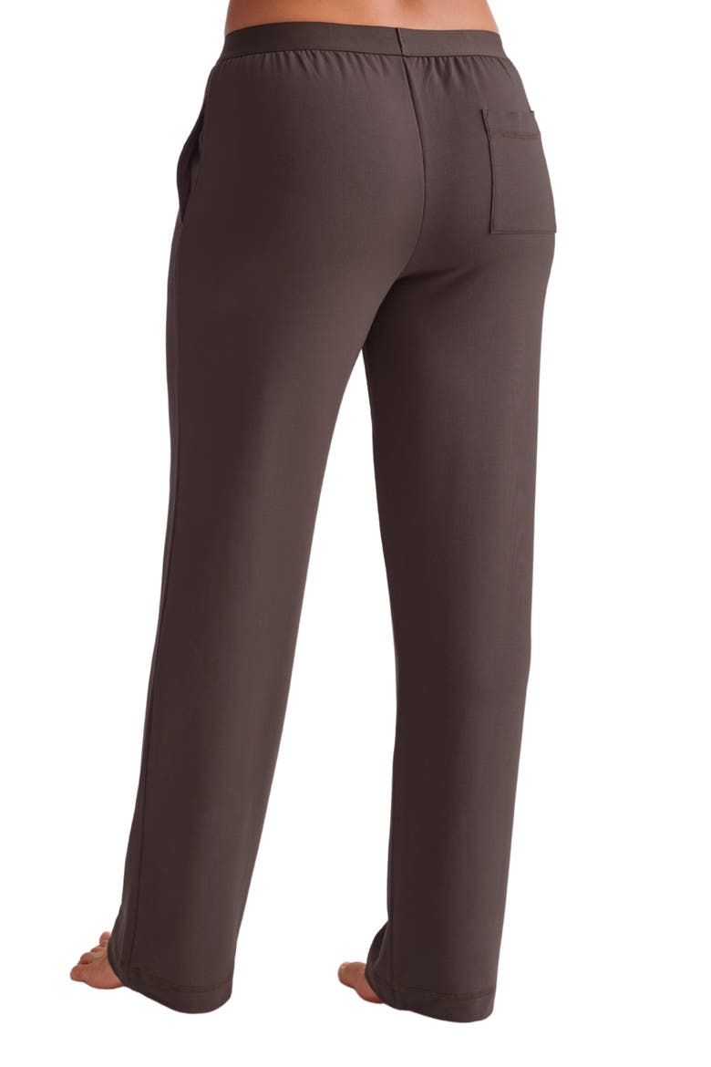 Boyfriend Pajama Pants, Alternate, color, ESPRESSO
