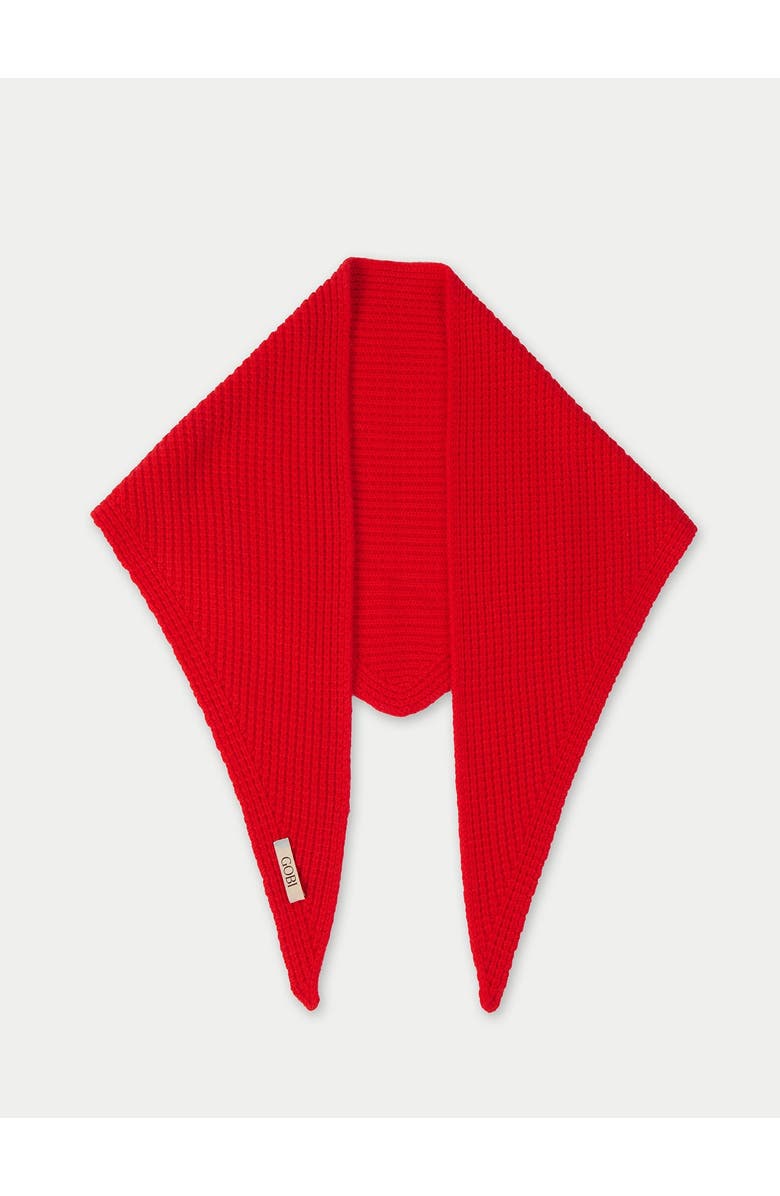 Gobi Cashmere Cashmere Cape Scarf, Main, color, Fiery Red