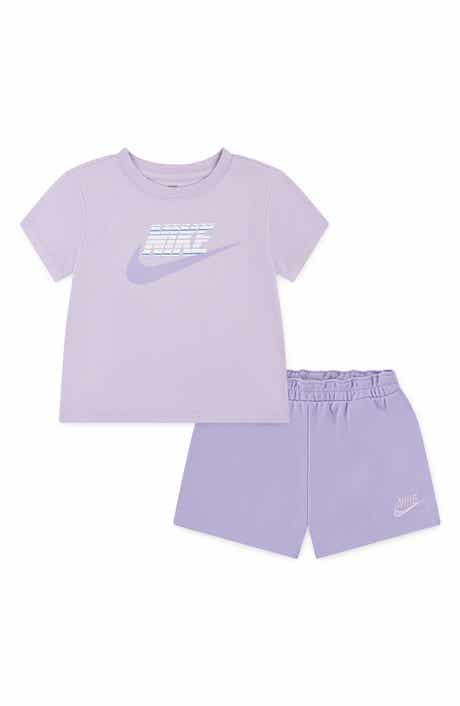 Nike Kids' Jersey T-Shirt & French Terry Shorts Set